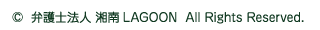 © 弁護士法人 湘南LAGOON All Rights Reserved.